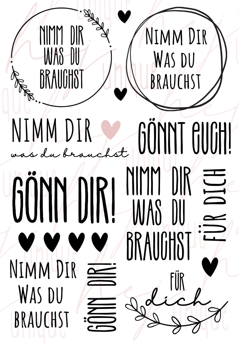 Rub On Aufkleber Gönn dir A5 DIY Warum du unsere Rub-Ons lieben wirst: ✔ Randloser Premium-Look ✔ Besondere Haptik ✔ Präzise Platzierung dank transparenter Trägerfolie ✔ Wasser- und kratzfest // Hitze- und UV-beständig ✔ Starke Haftung auf Glas, Keramik, Holz, Raysin u.v.m. ✔ Langlebig und hochwertig verarbeitet ✔ Auch gewerblich nutzbar – keine zusätzliche Lizenz nötig