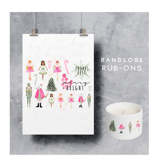 Rub On Aufkleber Pink Christmas A5 Warum du unsere Rub-Ons lieben wirst:  ✔ Randloser Premium-Look   ✔ Besondere Haptik   ✔ Präzise Platzierung dank transparenter Trägerfolie  ✔ Wasser- und kratzfest // Hitze- und UV-beständig   ✔ Starke Haftung auf Glas, Keramik, Holz, Raysin u.v.m.  ✔ Langlebig und hochwertig verarbeitet  ✔ Auch gewerblich nutzbar – keine zusätzliche Lizenz nötig