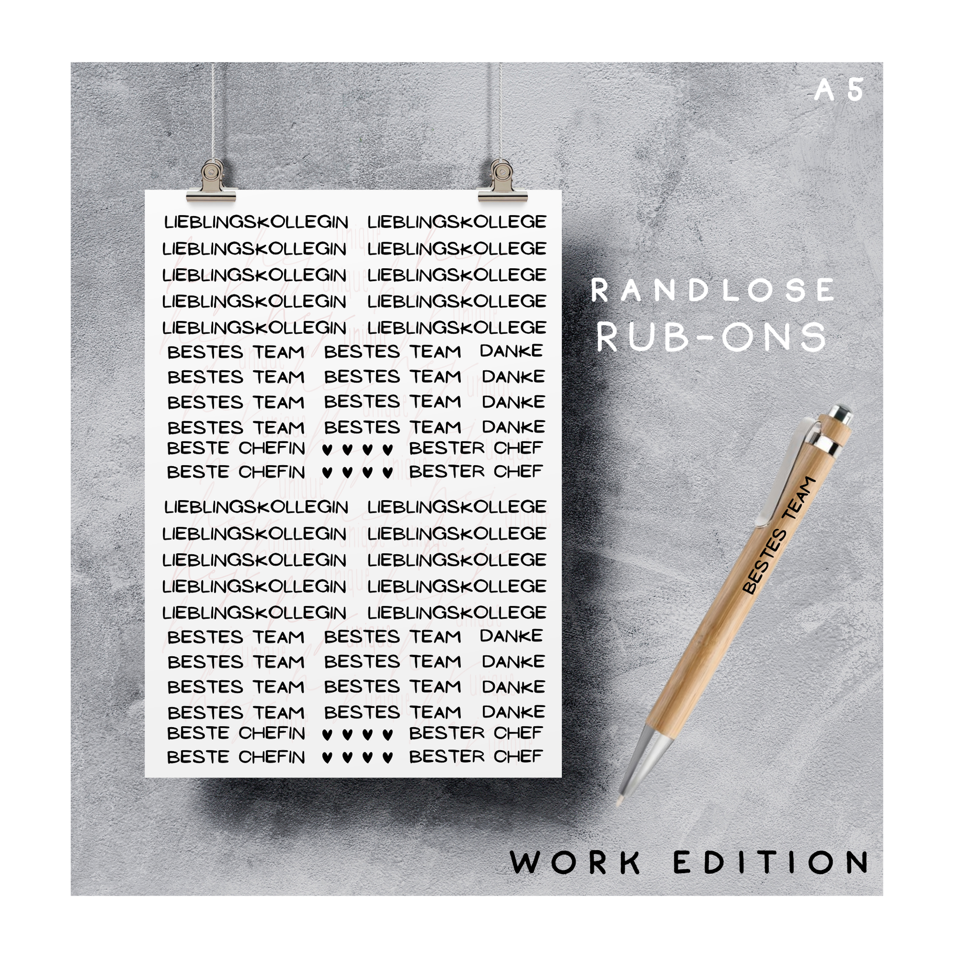 Rub On Aufkleber Kugelschreiber Family Friends& Others Mini zb Warum du unsere Rub-Ons lieben wirst:  ✔ Randloser Premium-Look   ✔ Besondere Haptik   ✔ Präzise Platzierung dank transparenter Trägerfolie  ✔ Wasser- und kratzfest // Hitze- und UV-beständig   ✔ Starke Haftung auf Glas, Keramik, Holz, Raysin u.v.m.  ✔ Langlebig und hochwertig verarbeitet  ✔ Auch gewerblich nutzbar – keine zusätzliche Lizenz nötig