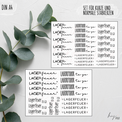Kerzenfolie Lagerfeuer DIY Deko Warum du unsere Kerzenfolie lieben wirst:  ✔ Edle Premium-Folie mit hochwertiger Optik  ✔ Speziell für Kerzen entwickelt   ✔ Aktivierung des Klebers ganz einfach mit Wasser   ✔ Wischfest und langlebig bei sorgfältiger Verarbeitung  ✔ Besonders elastisch – passt sich Kerzenoberfläche optimal an  ✔ Gewerblich nutzbar – keine zusätzliche Lizenz nötig