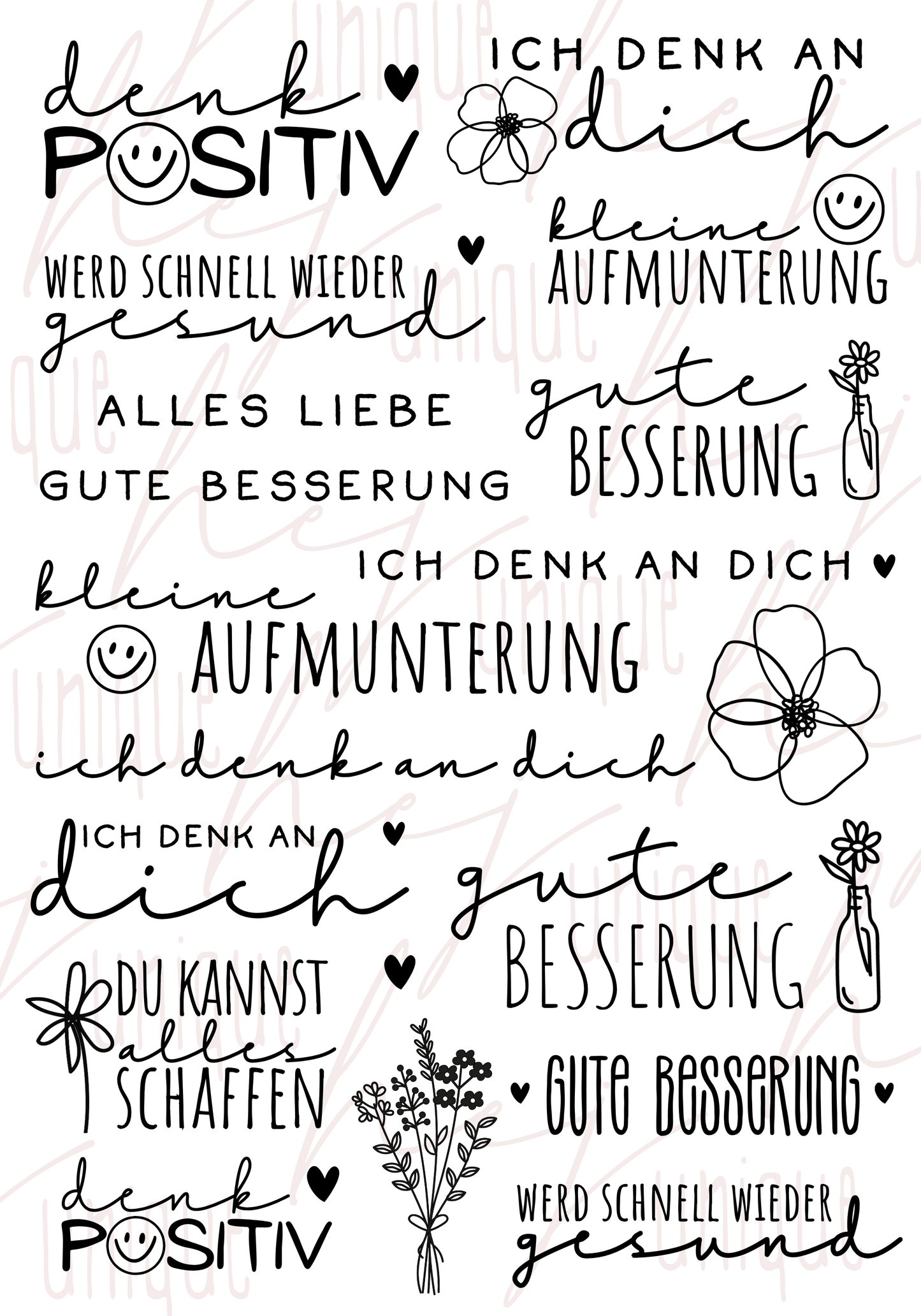 Rub On Aufkleber Gute Besserung A5 Warum du unsere Rub-Ons lieben wirst:  ✔ Randloser Premium-Look   ✔ Besondere Haptik   ✔ Präzise Platzierung dank transparenter Trägerfolie  ✔ Wasser- und kratzfest // Hitze- und UV-beständig   ✔ Starke Haftung auf Glas, Keramik, Holz, Raysin u.v.m.  ✔ Langlebig und hochwertig verarbeitet  ✔ Auch gewerblich nutzbar – keine zusätzliche Lizenz nötig