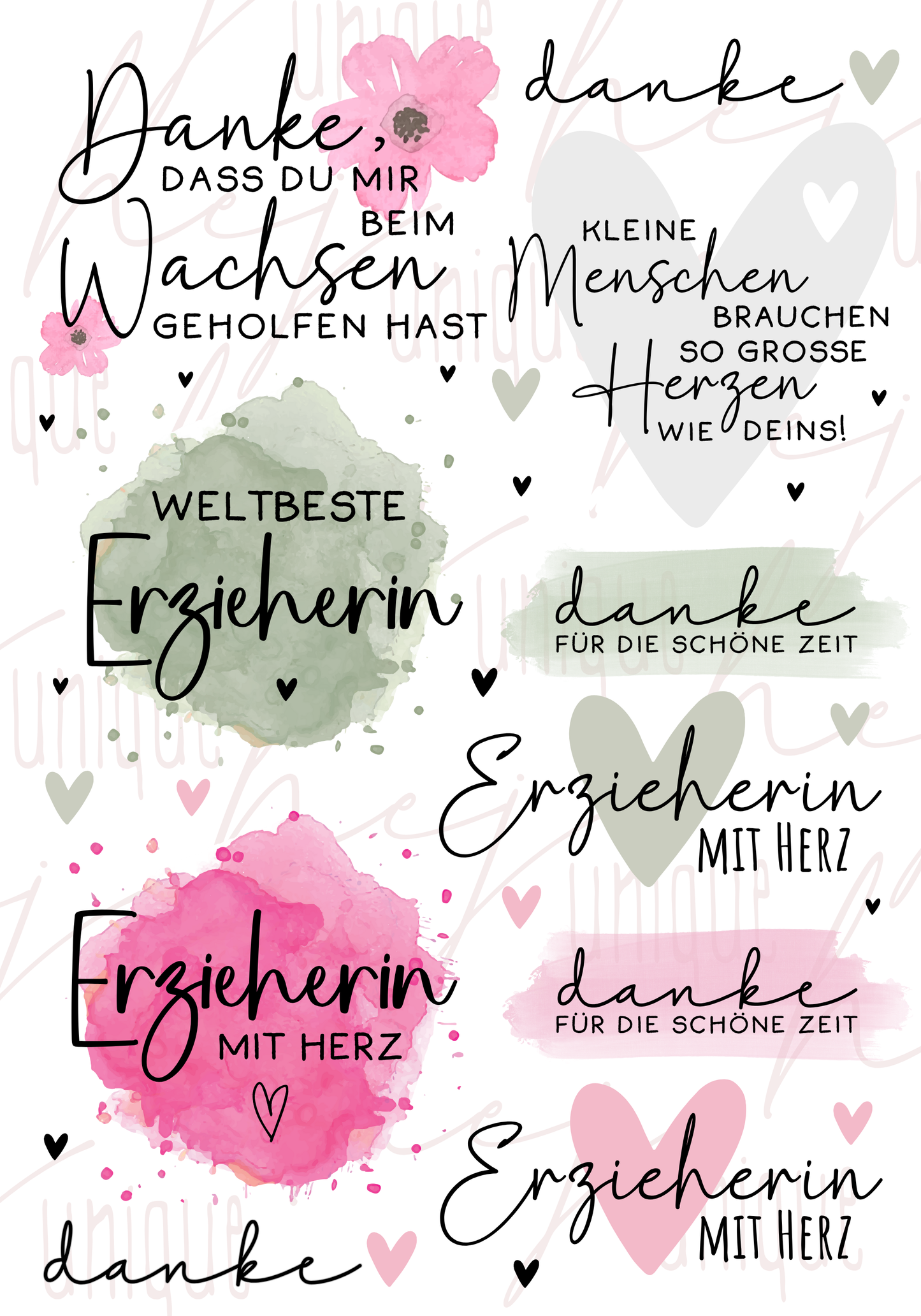 Rub On Aufkleber Weltbeste Erzieherin A5 Warum du unsere Rub-Ons lieben wirst:  ✔ Randloser Premium-Look   ✔ Besondere Haptik   ✔ Präzise Platzierung dank transparenter Trägerfolie  ✔ Wasser- und kratzfest // Hitze- und UV-beständig   ✔ Starke Haftung auf Glas, Keramik, Holz, Raysin u.v.m.  ✔ Langlebig und hochwertig verarbeitet  ✔ Auch gewerblich nutzbar – keine zusätzliche Lizenz nötig