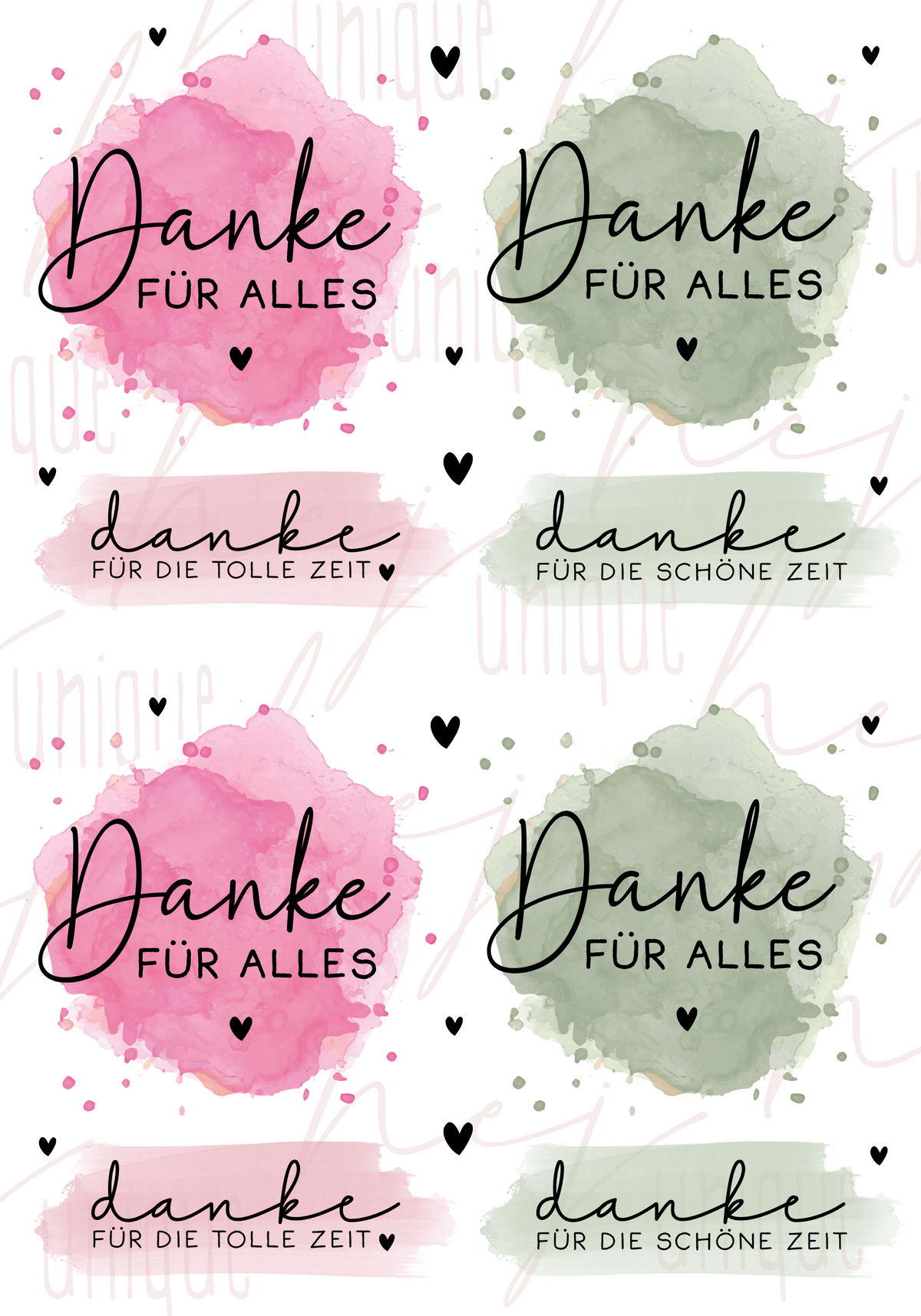Rub On Aufkleber Danke bunt A5 Warum du unsere Rub-Ons lieben wirst:  ✔ Randloser Premium-Look   ✔ Besondere Haptik   ✔ Präzise Platzierung dank transparenter Trägerfolie  ✔ Wasser- und kratzfest // Hitze- und UV-beständig   ✔ Starke Haftung auf Glas, Keramik, Holz, Raysin u.v.m.  ✔ Langlebig und hochwertig verarbeitet  ✔ Auch gewerblich nutzbar – keine zusätzliche Lizenz nötig