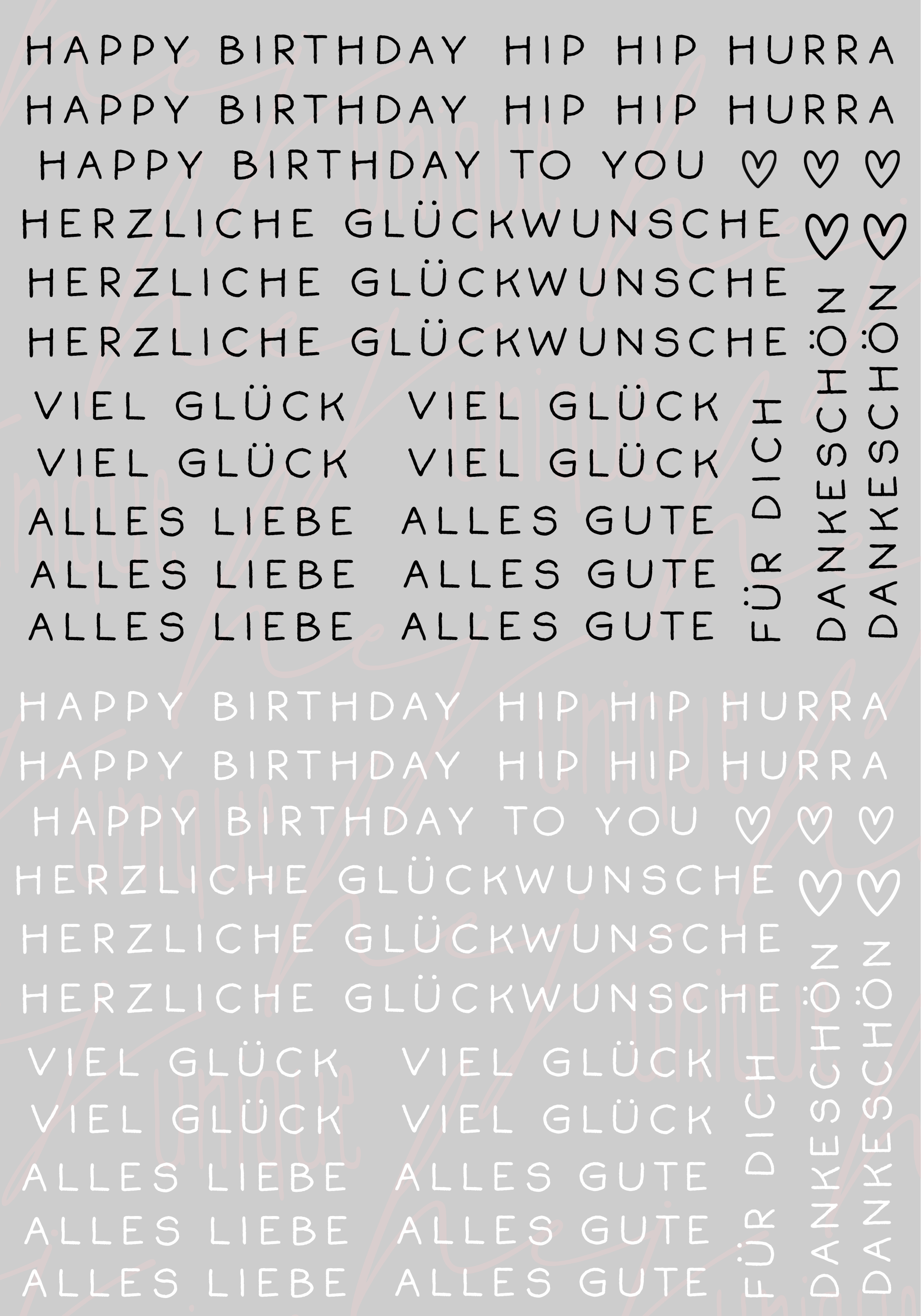 Rub On Aufkleber Schriftzüge Geburtstag Warum du unsere Rub-Ons lieben wirst:  ✔ Randloser Premium-Look   ✔ Besondere Haptik   ✔ Präzise Platzierung dank transparenter Trägerfolie  ✔ Wasser- und kratzfest // Hitze- und UV-beständig   ✔ Starke Haftung auf Glas, Keramik, Holz, Raysin u.v.m.  ✔ Langlebig und hochwertig verarbeitet  ✔ Auch gewerblich nutzbar – keine zusätzliche Lizenz nötig