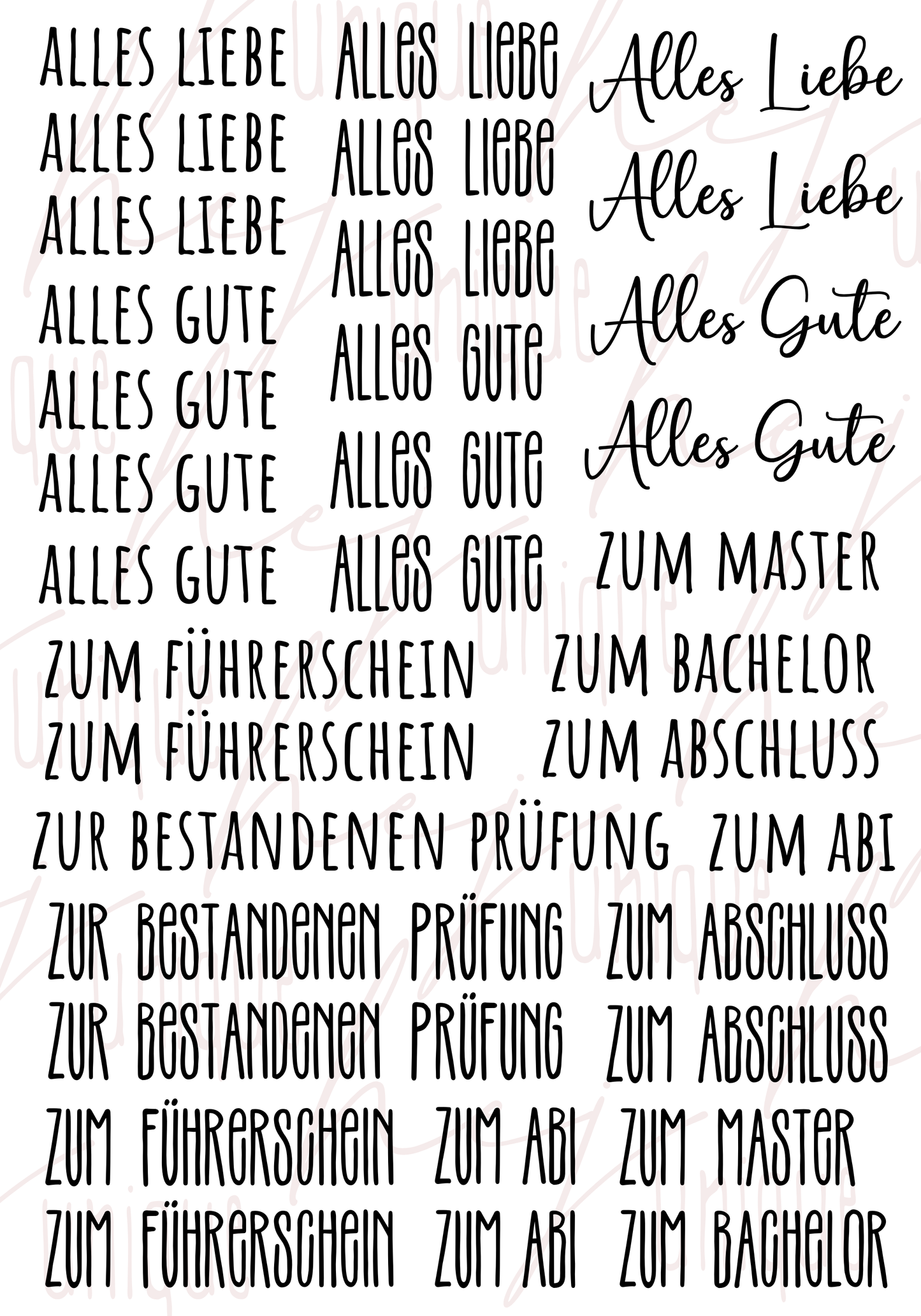 Rub On Aufkleber Schriftzüge Abschluss Warum du unsere Rub-Ons lieben wirst:  ✔ Randloser Premium-Look   ✔ Besondere Haptik   ✔ Präzise Platzierung dank transparenter Trägerfolie  ✔ Wasser- und kratzfest // Hitze- und UV-beständig   ✔ Starke Haftung auf Glas, Keramik, Holz, Raysin u.v.m.  ✔ Langlebig und hochwertig verarbeitet  ✔ Auch gewerblich nutzbar – keine zusätzliche Lizenz nötig