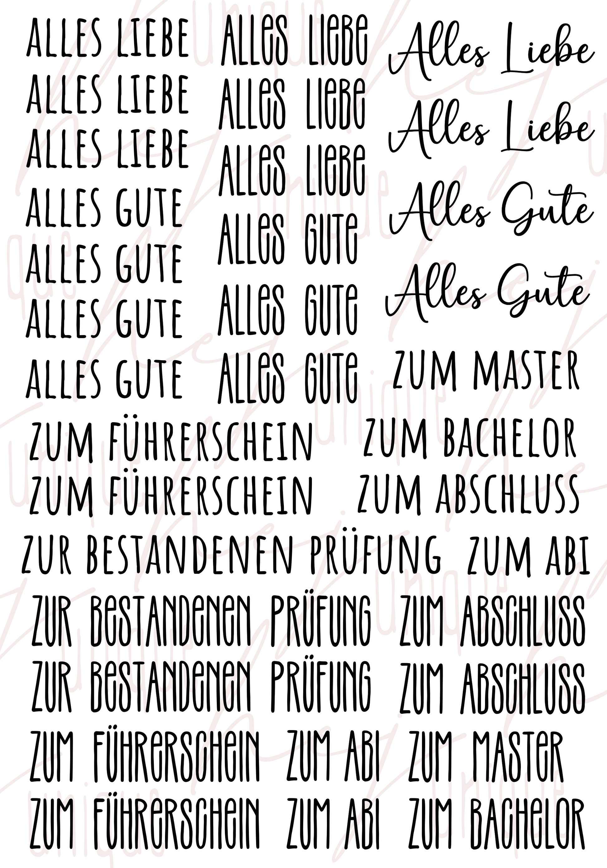 Rub On Aufkleber Schriftzüge Abschluss Warum du unsere Rub-Ons lieben wirst:  ✔ Randloser Premium-Look   ✔ Besondere Haptik   ✔ Präzise Platzierung dank transparenter Trägerfolie  ✔ Wasser- und kratzfest // Hitze- und UV-beständig   ✔ Starke Haftung auf Glas, Keramik, Holz, Raysin u.v.m.  ✔ Langlebig und hochwertig verarbeitet  ✔ Auch gewerblich nutzbar – keine zusätzliche Lizenz nötig