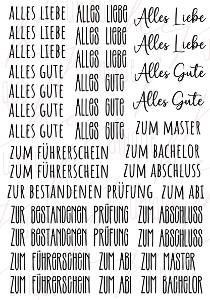 Rub On Aufkleber Schriftzüge Abschluss Warum du unsere Rub-Ons lieben wirst:  ✔ Randloser Premium-Look   ✔ Besondere Haptik   ✔ Präzise Platzierung dank transparenter Trägerfolie  ✔ Wasser- und kratzfest // Hitze- und UV-beständig   ✔ Starke Haftung auf Glas, Keramik, Holz, Raysin u.v.m.  ✔ Langlebig und hochwertig verarbeitet  ✔ Auch gewerblich nutzbar – keine zusätzliche Lizenz nötig