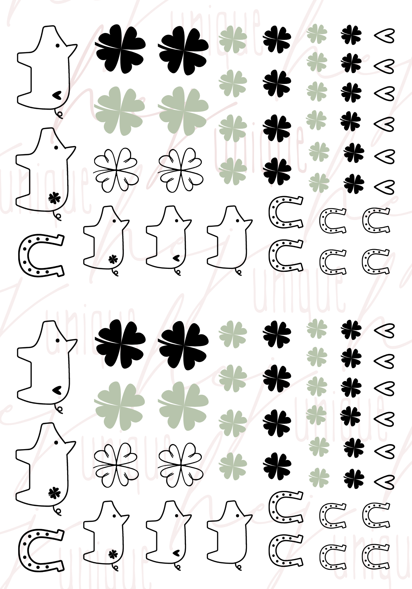 Rub On Aufkleber Glückssymbole A5 oder A6 Warum du unsere Rub-Ons lieben wirst:  ✔ Randloser Premium-Look   ✔ Besondere Haptik   ✔ Präzise Platzierung dank transparenter Trägerfolie  ✔ Wasser- und kratzfest // Hitze- und UV-beständig   ✔ Starke Haftung auf Glas, Keramik, Holz, Raysin u.v.m.  ✔ Langlebig und hochwertig verarbeitet  ✔ Auch gewerblich nutzbar – keine zusätzliche Lizenz nötig