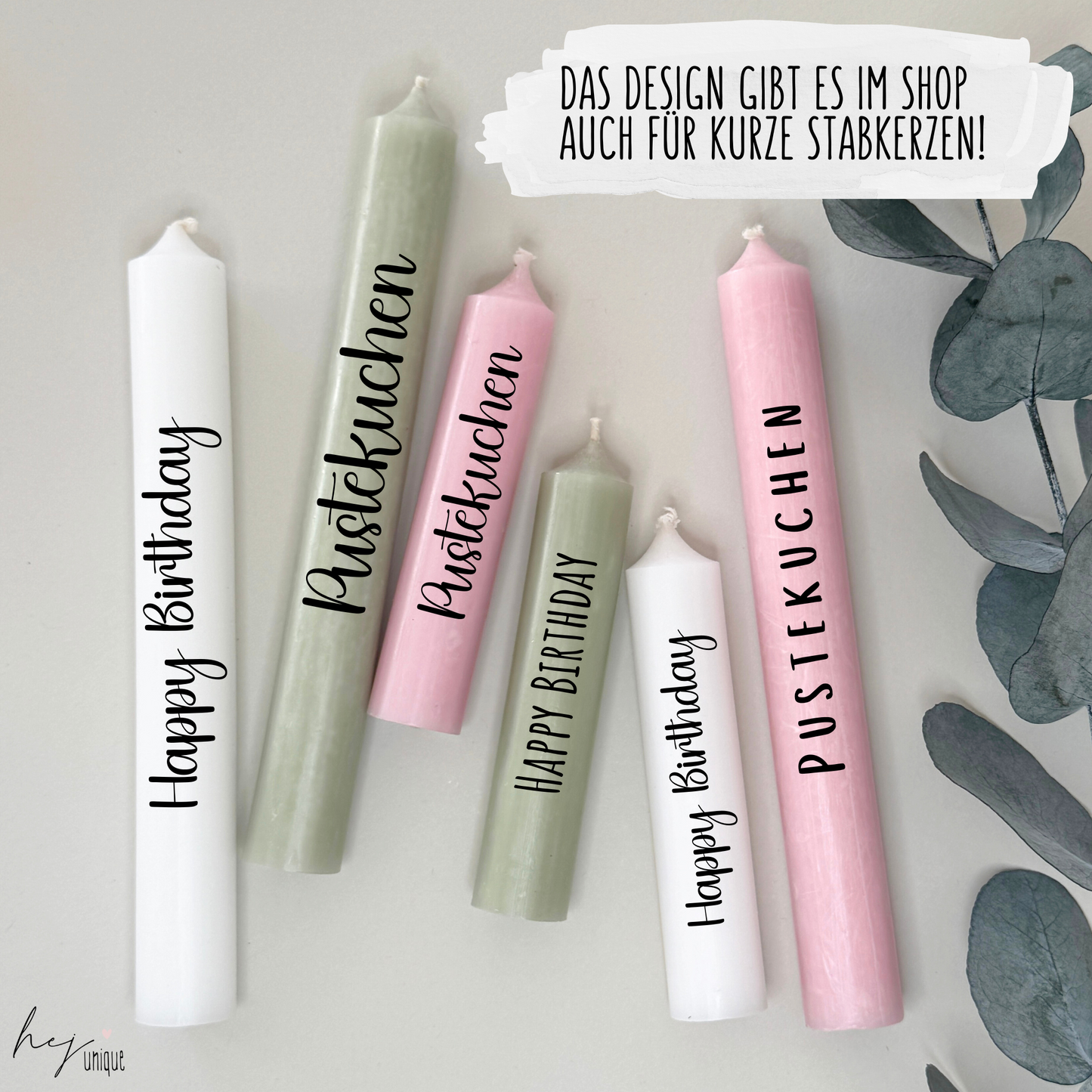 Kerzenfolie Pustekuchen DIY Folie Warum du unsere Kerzenfolie lieben wirst:  ✔ Edle Premium-Folie mit hochwertiger Optik  ✔ Speziell für Kerzen entwickelt   ✔ Aktivierung des Klebers ganz einfach mit Wasser   ✔ Wischfest und langlebig bei sorgfältiger Verarbeitung  ✔ Besonders elastisch – passt sich Kerzenoberfläche optimal an  ✔ Gewerblich nutzbar – keine zusätzliche Lizenz nötig