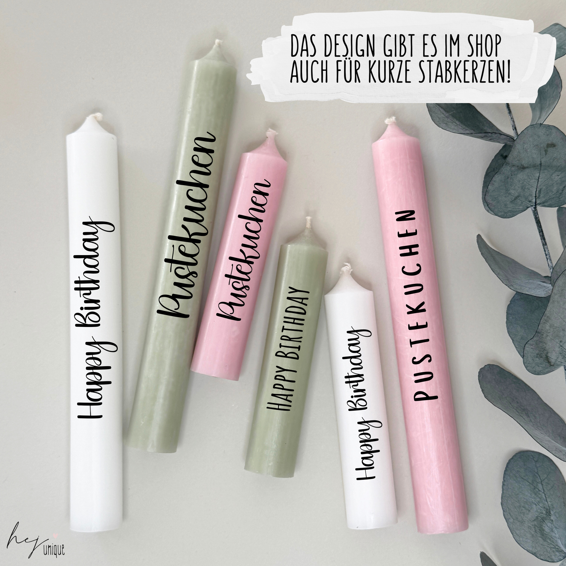 Kerzenfolie Pustekuchen DIY Folie Warum du unsere Kerzenfolie lieben wirst:  ✔ Edle Premium-Folie mit hochwertiger Optik  ✔ Speziell für Kerzen entwickelt   ✔ Aktivierung des Klebers ganz einfach mit Wasser   ✔ Wischfest und langlebig bei sorgfältiger Verarbeitung  ✔ Besonders elastisch – passt sich Kerzenoberfläche optimal an  ✔ Gewerblich nutzbar – keine zusätzliche Lizenz nötig