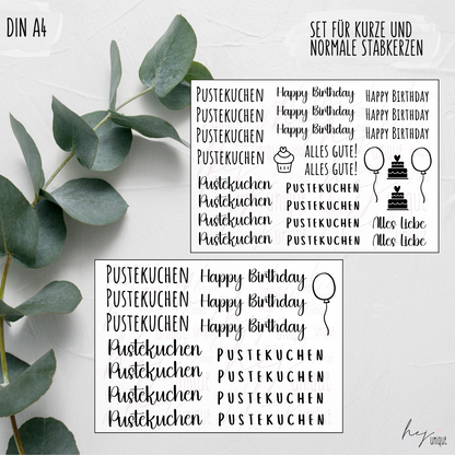 Kerzenfolie Pustekuchen kleine Kerzen Warum du unsere Kerzenfolie lieben wirst:  ✔ Edle Premium-Folie mit hochwertiger Optik  ✔ Speziell für Kerzen entwickelt   ✔ Aktivierung des Klebers ganz einfach mit Wasser   ✔ Wischfest und langlebig bei sorgfältiger Verarbeitung  ✔ Besonders elastisch – passt sich Kerzenoberfläche optimal an  ✔ Gewerblich nutzbar – keine zusätzliche Lizenz nötig