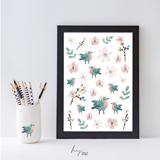 Rub On Aufklebern Vögel A5 Warum du unsere Rub-Ons lieben wirst:  ✔ Randloser Premium-Look   ✔ Besondere Haptik   ✔ Präzise Platzierung dank transparenter Trägerfolie  ✔ Wasser- und kratzfest // Hitze- und UV-beständig   ✔ Starke Haftung auf Glas, Keramik, Holz, Raysin u.v.m.  ✔ Langlebig und hochwertig verarbeitet  ✔ Auch gewerblich nutzbar – keine zusätzliche Lizenz nötig