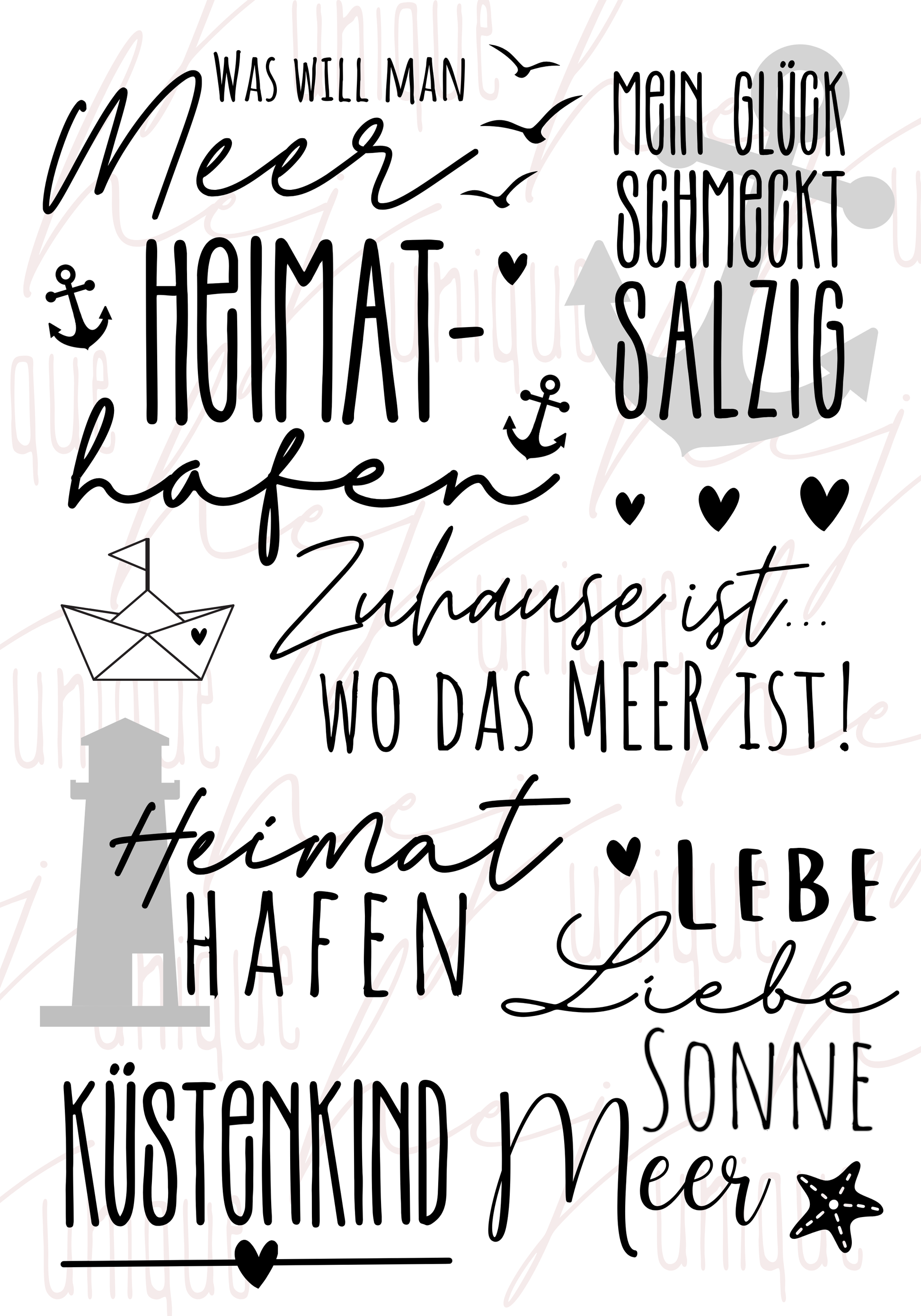 Rub On Aufkleber Maritim A5 DIY Warum du unsere Rub-Ons lieben wirst:  ✔ Randloser Premium-Look   ✔ Besondere Haptik   ✔ Präzise Platzierung dank transparenter Trägerfolie  ✔ Wasser- und kratzfest // Hitze- und UV-beständig   ✔ Starke Haftung auf Glas, Keramik, Holz, Raysin u.v.m.  ✔ Langlebig und hochwertig verarbeitet  ✔ Auch gewerblich nutzbar – keine zusätzliche Lizenz nötig