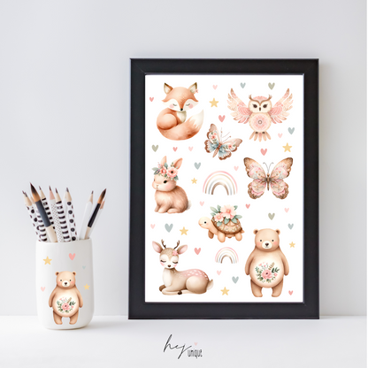 Rub On Aufkleber Boho Tiere A5 Warum du unsere Rub-Ons lieben wirst:  ✔ Randloser Premium-Look   ✔ Besondere Haptik   ✔ Präzise Platzierung dank transparenter Trägerfolie  ✔ Wasser- und kratzfest // Hitze- und UV-beständig   ✔ Starke Haftung auf Glas, Keramik, Holz, Raysin u.v.m.  ✔ Langlebig und hochwertig verarbeitet  ✔ Auch gewerblich nutzbar – keine zusätzliche Lizenz nötig