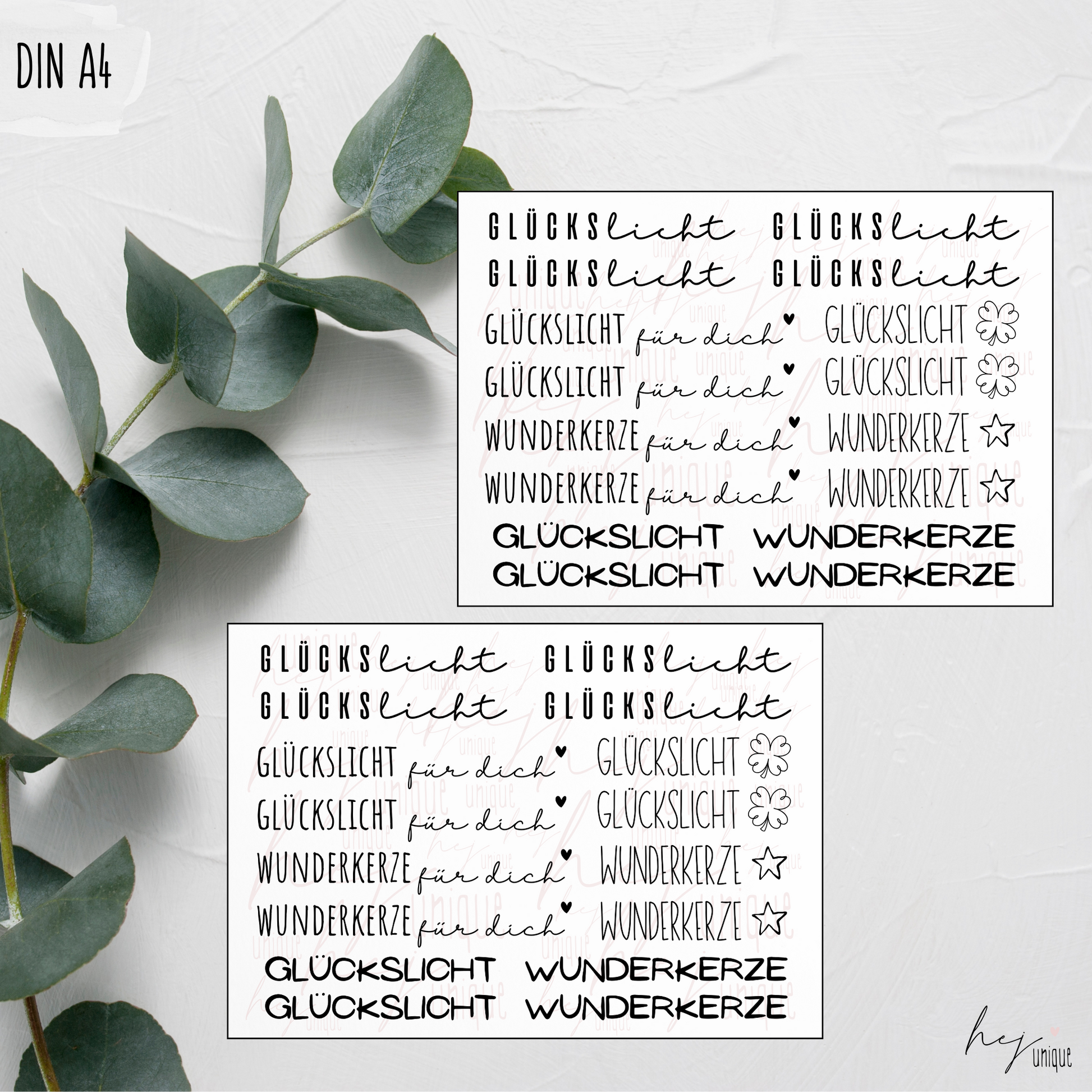 Kerzenfolie Glückslicht Kerzenfolie für Stumpenkerzen  Warum du unsere Kerzenfolie lieben wirst:  ✔ Edle Premium-Folie mit hochwertiger Optik  ✔ Speziell für Kerzen entwickelt   ✔ Aktivierung des Klebers ganz einfach mit Wasser   ✔ Wischfest und langlebig bei sorgfältiger Verarbeitung  ✔ Besonders elastisch – passt sich Kerzenoberfläche optimal an  ✔ Gewerblich nutzbar – keine zusätzliche Lizenz nötig