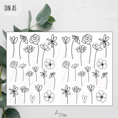 Kerzenfolie Blumen Edle Premium Folie mit hochwertiger Optik Warum du unsere Kerzenfolie lieben wirst:  ✔ Edle Premium-Folie mit hochwertiger Optik  ✔ Speziell für Kerzen entwickelt   ✔ Aktivierung des Klebers ganz einfach mit Wasser   ✔ Wischfest und langlebig bei sorgfältiger Verarbeitung  ✔ Besonders elastisch – passt sich Kerzenoberfläche optimal an  ✔ Gewerblich nutzbar – keine zusätzliche Lizenz nötig Kerzenfolie Blumen Edle Premium Folie mit hochwertiger Optik