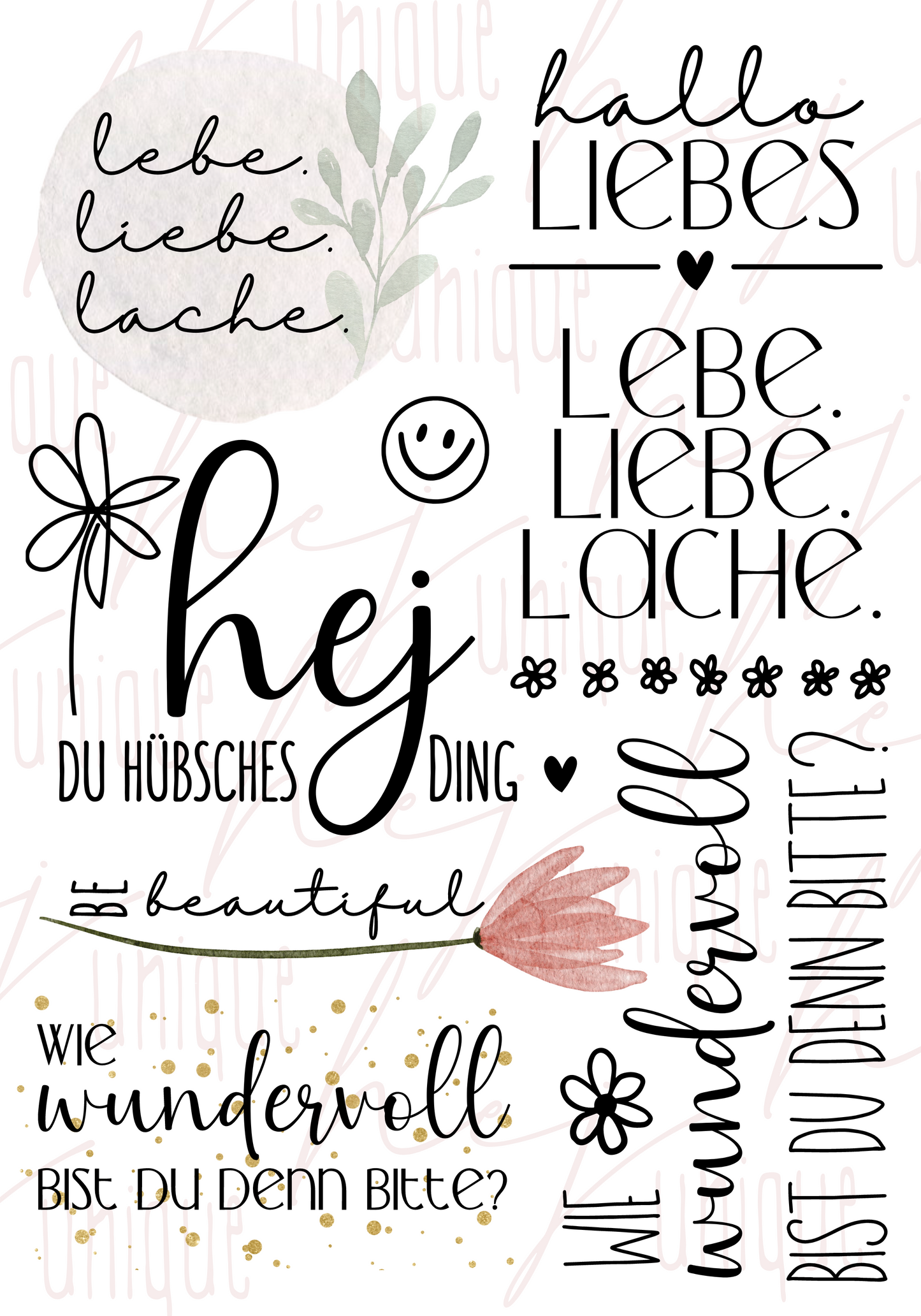 Rub On Aufkleber Wundervoll A5 Warum du unsere Rub-Ons lieben wirst:  ✔ Randloser Premium-Look   ✔ Besondere Haptik   ✔ Präzise Platzierung dank transparenter Trägerfolie  ✔ Wasser- und kratzfest // Hitze- und UV-beständig   ✔ Starke Haftung auf Glas, Keramik, Holz, Raysin u.v.m.  ✔ Langlebig und hochwertig verarbeitet  ✔ Auch gewerblich nutzbar – keine zusätzliche Lizenz nötig