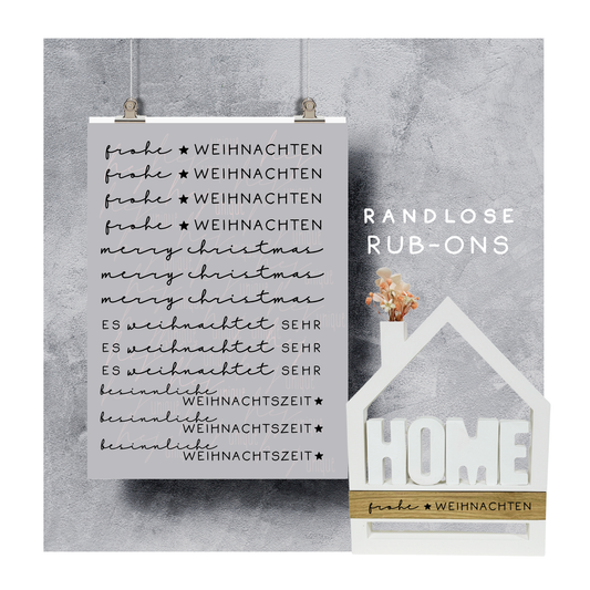 Rub On Aufkleber Schriftzüge Weihnachten A5 Warum du unsere Rub-Ons lieben wirst:  ✔ Randloser Premium-Look   ✔ Besondere Haptik   ✔ Präzise Platzierung dank transparenter Trägerfolie  ✔ Wasser- und kratzfest // Hitze- und UV-beständig   ✔ Starke Haftung auf Glas, Keramik, Holz, Raysin u.v.m.  ✔ Langlebig und hochwertig verarbeitet  ✔ Auch gewerblich nutzbar – keine zusätzliche Lizenz nötig