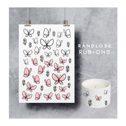 Rub On Aufkleber Schmetterlinge A5 Warum du unsere Rub-Ons lieben wirst:  ✔ Randloser Premium-Look   ✔ Besondere Haptik   ✔ Präzise Platzierung dank transparenter Trägerfolie  ✔ Wasser- und kratzfest // Hitze- und UV-beständig   ✔ Starke Haftung auf Glas, Keramik, Holz, Raysin u.v.m.  ✔ Langlebig und hochwertig verarbeitet  ✔ Auch gewerblich nutzbar – keine zusätzliche Lizenz nötig