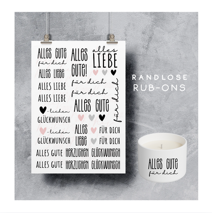 Rub On Aufkleber Alles Gute Geburtstag Happy Birthday A5 Warum du unsere Rub-Ons lieben wirst:  ✔ Randloser Premium-Look   ✔ Besondere Haptik   ✔ Präzise Platzierung dank transparenter Trägerfolie  ✔ Wasser- und kratzfest // Hitze- und UV-beständig   ✔ Starke Haftung auf Glas, Keramik, Holz, Raysin u.v.m.  ✔ Langlebig und hochwertig verarbeitet  ✔ Auch gewerblich nutzbar – keine zusätzliche Lizenz nötig