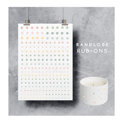 Rub On Aufkleber Punkte Konfetti A5 Warum du unsere Rub-Ons lieben wirst:  ✔ Randloser Premium-Look   ✔ Besondere Haptik   ✔ Präzise Platzierung dank transparenter Trägerfolie  ✔ Wasser- und kratzfest // Hitze- und UV-beständig   ✔ Starke Haftung auf Glas, Keramik, Holz, Raysin u.v.m.  ✔ Langlebig und hochwertig verarbeitet  ✔ Auch gewerblich nutzbar – keine zusätzliche Lizenz nötig