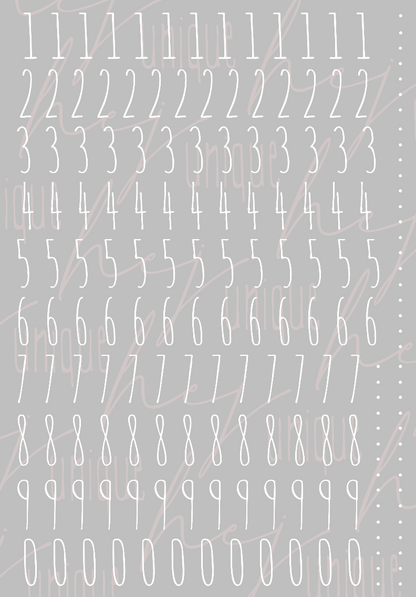 Rub On Aufkleber Zahlen A5 DIY Warum du unsere Rub-Ons lieben wirst:  ✔ Randloser Premium-Look   ✔ Besondere Haptik   ✔ Präzise Platzierung dank transparenter Trägerfolie  ✔ Wasser- und kratzfest // Hitze- und UV-beständig   ✔ Starke Haftung auf Glas, Keramik, Holz, Raysin u.v.m.  ✔ Langlebig und hochwertig verarbeitet  ✔ Auch gewerblich nutzbar – keine zusätzliche Lizenz nötig