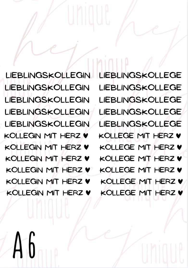 Rub On Aufkleber Kugelschreiber Family Friends& Others Mini zb