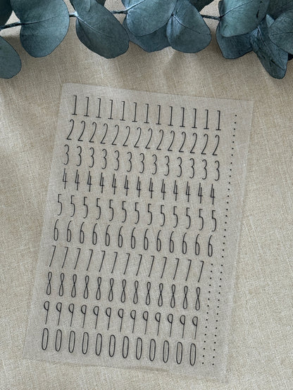 Rub On Aufkleber Zahlen A5 DIY Warum du unsere Rub-Ons lieben wirst:  ✔ Randloser Premium-Look   ✔ Besondere Haptik   ✔ Präzise Platzierung dank transparenter Trägerfolie  ✔ Wasser- und kratzfest // Hitze- und UV-beständig   ✔ Starke Haftung auf Glas, Keramik, Holz, Raysin u.v.m.  ✔ Langlebig und hochwertig verarbeitet  ✔ Auch gewerblich nutzbar – keine zusätzliche Lizenz nötig