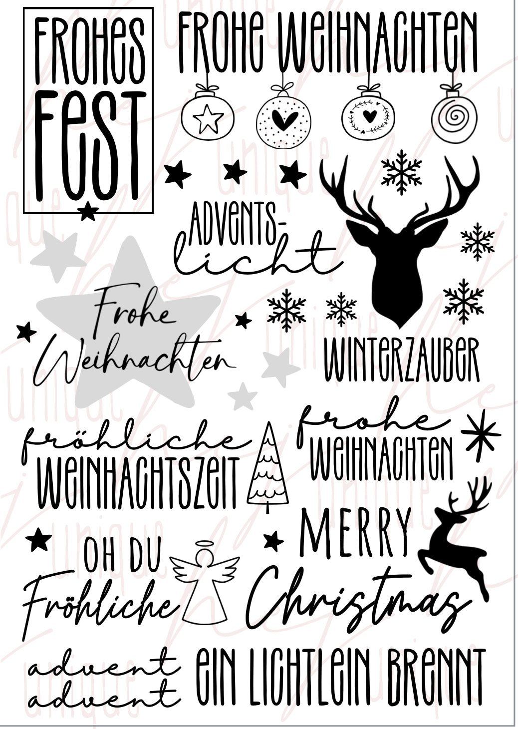 Rub On Aufkleber Xmas A5 Warum du unsere Rub-Ons lieben wirst:  ✔ Randloser Premium-Look   ✔ Besondere Haptik   ✔ Präzise Platzierung dank transparenter Trägerfolie  ✔ Wasser- und kratzfest // Hitze- und UV-beständig   ✔ Starke Haftung auf Glas, Keramik, Holz, Raysin u.v.m.  ✔ Langlebig und hochwertig verarbeitet  ✔ Auch gewerblich nutzbar – keine zusätzliche Lizenz nötig