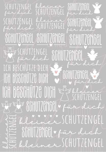 Rub On Aufkleber Schutzengel weiss A5 Warum du unsere Rub-Ons lieben wirst:  ✔ Randloser Premium-Look   ✔ Besondere Haptik   ✔ Präzise Platzierung dank transparenter Trägerfolie  ✔ Wasser- und kratzfest // Hitze- und UV-beständig   ✔ Starke Haftung auf Glas, Keramik, Holz, Raysin u.v.m.  ✔ Langlebig und hochwertig verarbeitet  ✔ Auch gewerblich nutzbar – keine zusätzliche Lizenz nötig