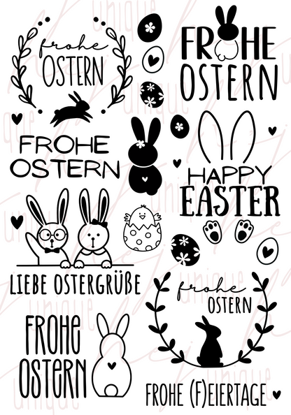 Rub On Aufkleber Ostern A5 DIY Warum du unsere Rub-Ons lieben wirst:  ✔ Randloser Premium-Look   ✔ Besondere Haptik   ✔ Präzise Platzierung dank transparenter Trägerfolie  ✔ Wasser- und kratzfest // Hitze- und UV-beständig   ✔ Starke Haftung auf Glas, Keramik, Holz, Raysin u.v.m.  ✔ Langlebig und hochwertig verarbeitet  ✔ Auch gewerblich nutzbar – keine zusätzliche Lizenz nötig