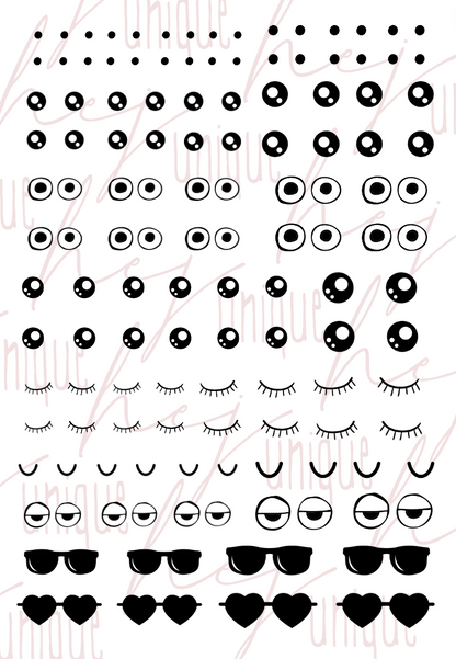 Rub On Aufkleber Augen A5 DIY Bastelaufkleber Warum du unsere Rub-Ons lieben wirst:  ✔ Randloser Premium-Look   ✔ Besondere Haptik   ✔ Präzise Platzierung dank transparenter Trägerfolie  ✔ Wasser- und kratzfest // Hitze- und UV-beständig   ✔ Starke Haftung auf Glas, Keramik, Holz, Raysin u.v.m.  ✔ Langlebig und hochwertig verarbeitet  ✔ Auch gewerblich nutzbar – keine zusätzliche Lizenz nötig