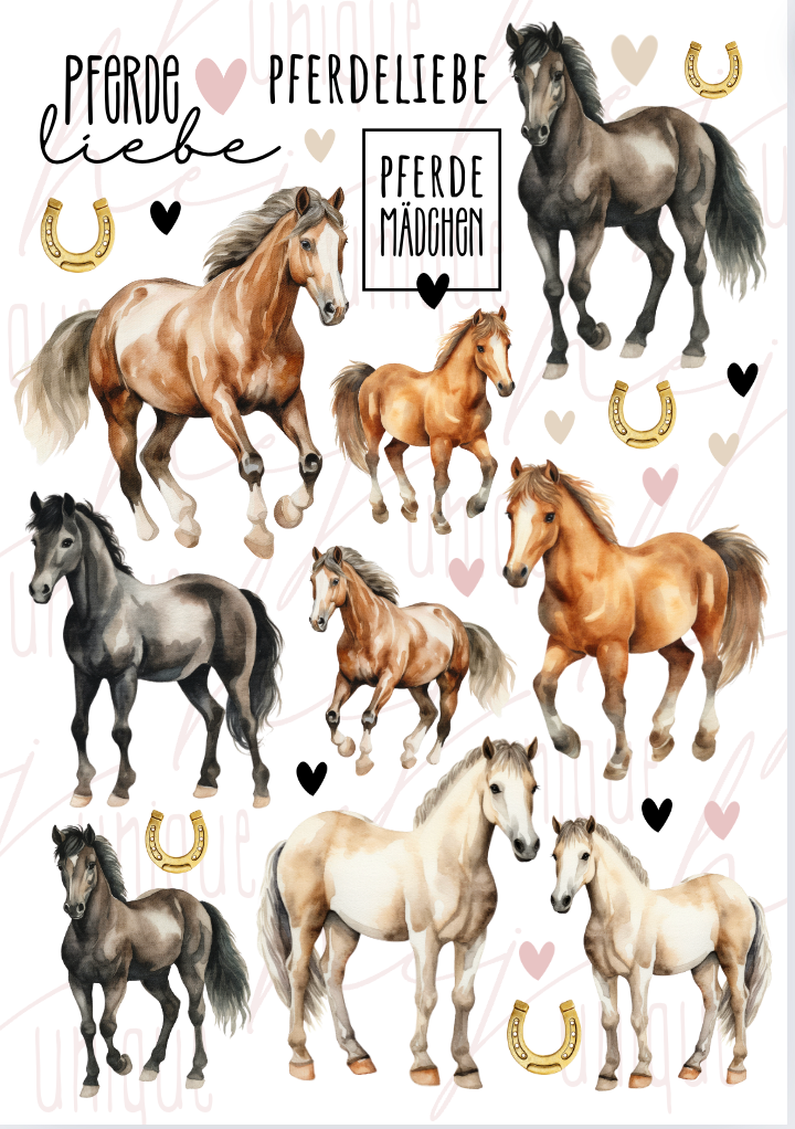 Rub On Aufkleber Pferde A5 Warum du unsere Rub-Ons lieben wirst:  ✔ Randloser Premium-Look   ✔ Besondere Haptik   ✔ Präzise Platzierung dank transparenter Trägerfolie  ✔ Wasser- und kratzfest // Hitze- und UV-beständig   ✔ Starke Haftung auf Glas, Keramik, Holz, Raysin u.v.m.  ✔ Langlebig und hochwertig verarbeitet  ✔ Auch gewerblich nutzbar – keine zusätzliche Lizenz nötig