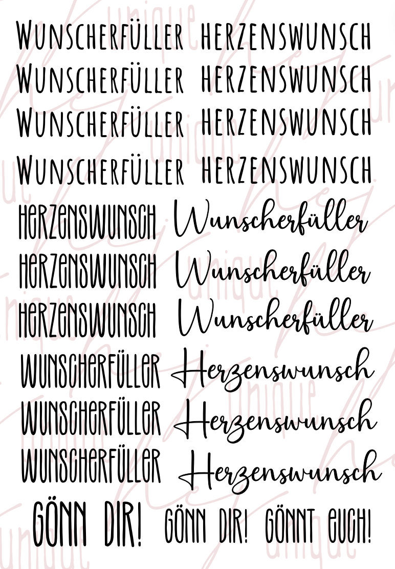Rub On Aufkleber Wunscherfüller A5 Warum du unsere Rub-Ons lieben wirst:  ✔ Randloser Premium-Look   ✔ Besondere Haptik   ✔ Präzise Platzierung dank transparenter Trägerfolie  ✔ Wasser- und kratzfest // Hitze- und UV-beständig   ✔ Starke Haftung auf Glas, Keramik, Holz, Raysin u.v.m.  ✔ Langlebig und hochwertig verarbeitet  ✔ Auch gewerblich nutzbar – keine zusätzliche Lizenz nötig