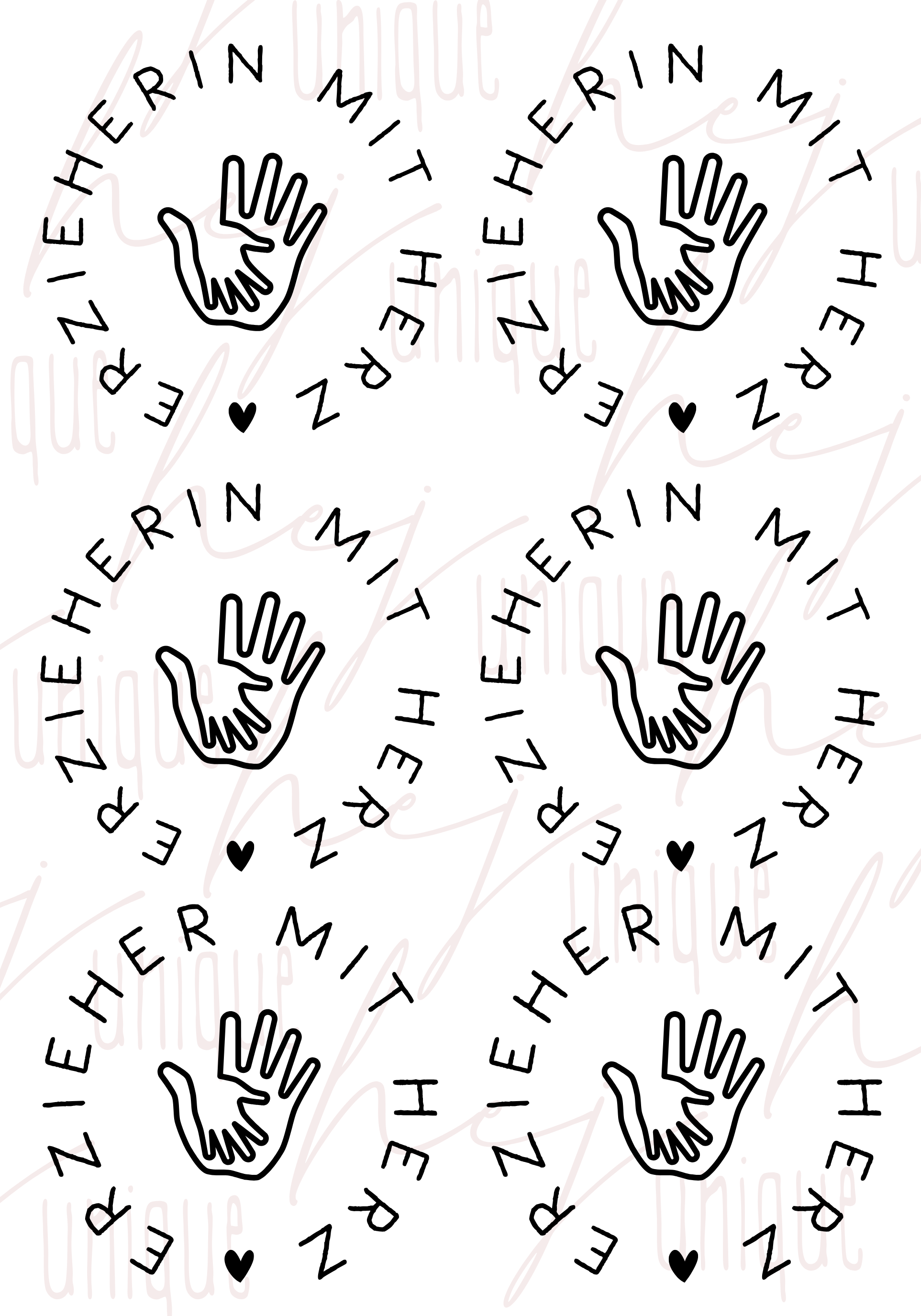 Rub On Aufkleber Erzieherin mit Herz A5 Warum du unsere Rub-Ons lieben wirst:  ✔ Randloser Premium-Look   ✔ Besondere Haptik   ✔ Präzise Platzierung dank transparenter Trägerfolie  ✔ Wasser- und kratzfest // Hitze- und UV-beständig   ✔ Starke Haftung auf Glas, Keramik, Holz, Raysin u.v.m.  ✔ Langlebig und hochwertig verarbeitet  ✔ Auch gewerblich nutzbar – keine zusätzliche Lizenz nötig