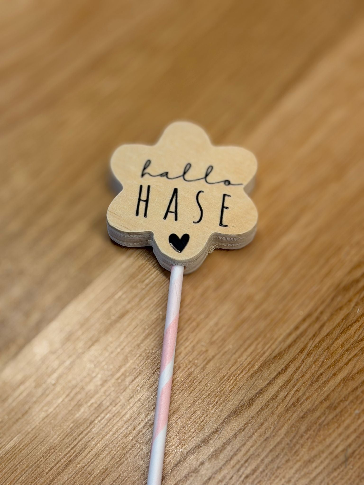 Rub On Aufkleber Hallo Hase A5 oder A6 : ✔ Auch gewerblich nutzbar – keine zusätzliche Lizenz nötig