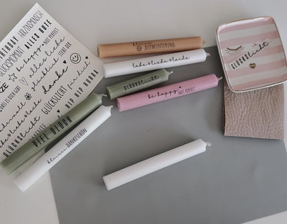 Kerzenfolie Glückslicht Kerzenfolie für Stumpenkerzen